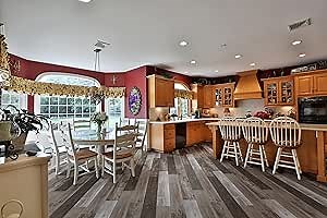 MSI McKenna 7 in. x 48 in. Luxury Vinyl Flooring, Rigid Core Planks, LVT Tile, Waterproof LVT, Wood Grain Finish Windswept Gray Brown, 12 MIL Wear Layer, 5 mm Thick,1307 sq.ft./Pallet