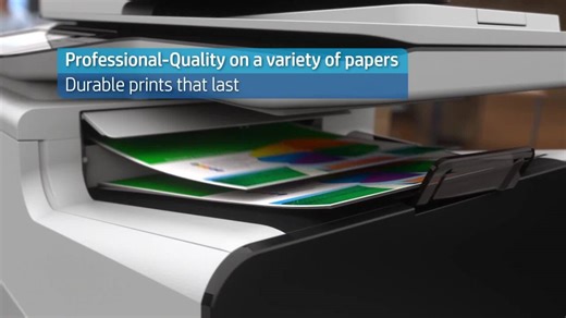 US Eng PageWide P57750dw Printer product video - Business Inkjet - HP Inc Video Gallery - Products