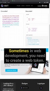 Use Node.js to Create a Secret Web Token | Thom Code