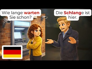 🇩🇪 Learn German in 24 Minutes: 50+ Queue & Line Phrases You Need (A1-A2)
