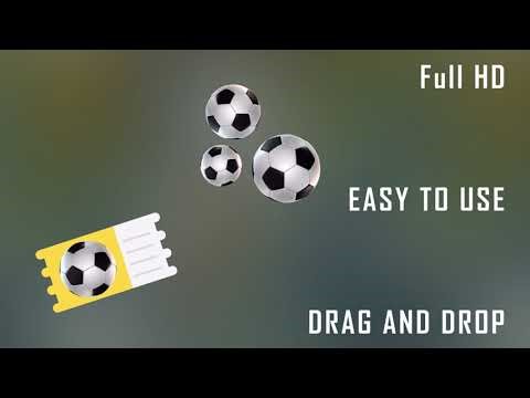 Football Motion Graphics Pack with 5 clean and modern football animations. #football #3d #soccer