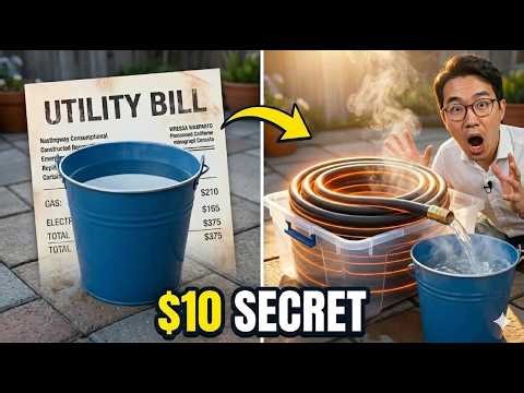 $10 Solar Water Heater DIY: The Secret Hack Energy Companies Don’t Want You to Know!