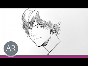 Einfach Manga-Gesichter zeichnen lernen. Anime Zeichnungen. Manga anime online Zeichenkurse