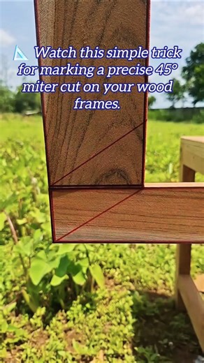 Quick and Easy Miter Cut Marking Trick