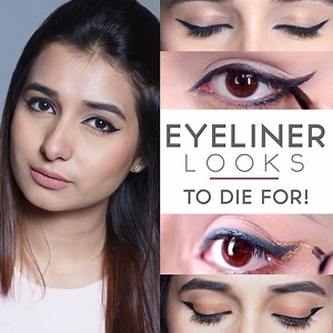 2.5M views · 703 shares | These EYELINER looks do not require you to attend beauty school. You can master the art of eyeliner application AT HOME! | Glamrs | Facebook