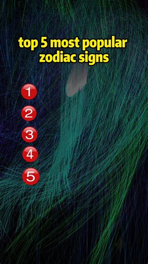 Top 5 Most Popular Zodiac Signs Revealed!