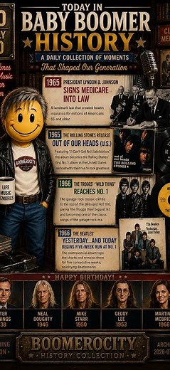 Today in Baby Boomer History — July 30
