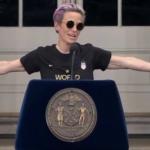 911K views · 7.4K reactions | "Step outside yourself. Be more. Be better. Be bigger than you ever have before." One year ago, Megan Rapinoe delivered this powerful speech at the USWNT parade in New York City. | ESPN | Facebook