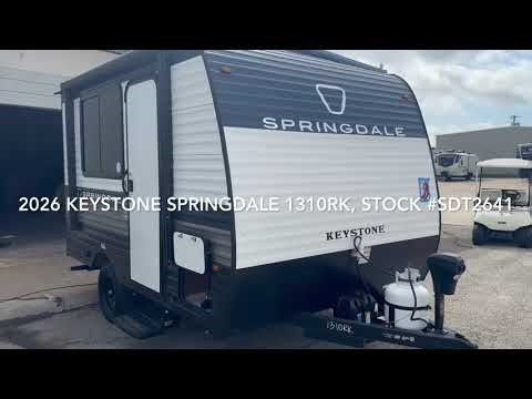 🚨 SALE! DON’T MISS OUT! 🚨!NEW! 2026 Keystone RV Springdale Mini 1310RK Travel Trailer