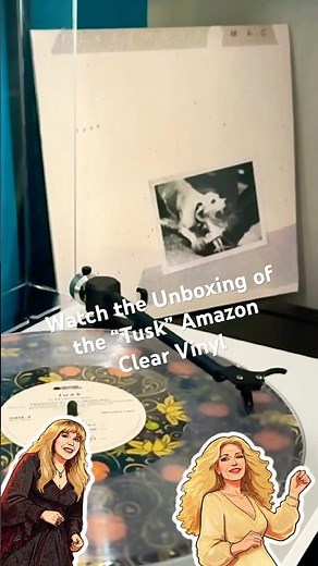 NOW PLAYING: Fleetwood Mac “Tusk” Amazon Clear #vinyl #vinylreview #unboxing #vinylrecords