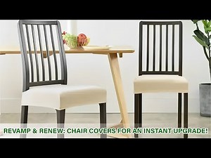 How to install chair covers and give your space a stylish makeover.