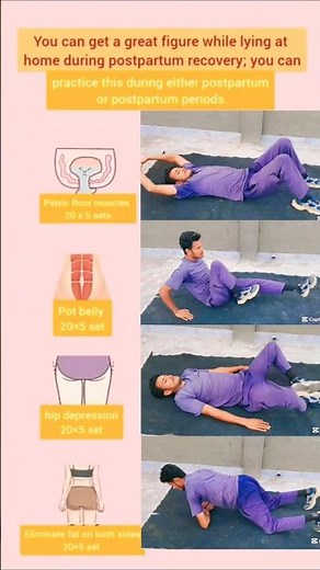 Safe C-Section Recovery Workout: Gentle Core Restoration #shorts