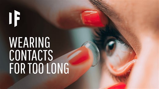 What happens if you never take your contacts out and your vision changes?