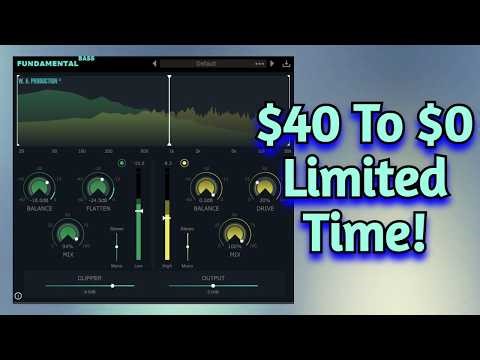 This $39 Plugin Is FREE Right Now… But Not for Long - Fundamental Bass By WA Production