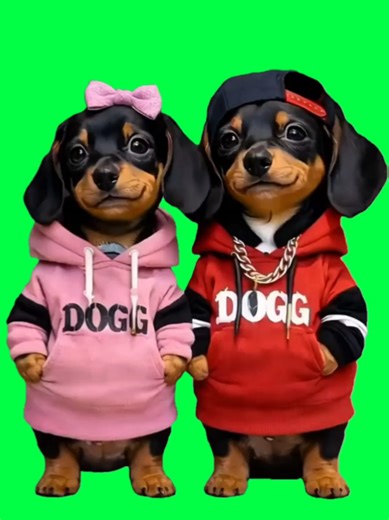 This CapCut template features two Dachshunds — a boy and a girl — dancing together to Funky Town by Lipps Inc. The tiny synchronized dog dance paired with the iconic disco beat turns the moment into a perfect meme edit, giving major retro dance floor energy as the two pups vibe to the rhythm. Use this CapCut template as a green screen dance reaction over clips where two people are on the same wavelength, celebrating together, or sharing a wholesome moment. It works perfectly for meme edits, frie