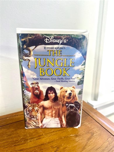 1995 VHS Tape of the 1994 Live-action Disney Film Rudyard Kipling's the Jungle Book - Etsy Canada