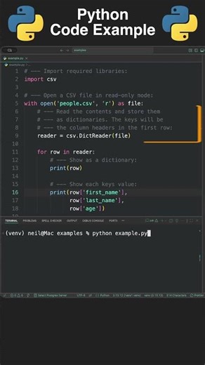 How To Import a CSV File to Python Dictionaries