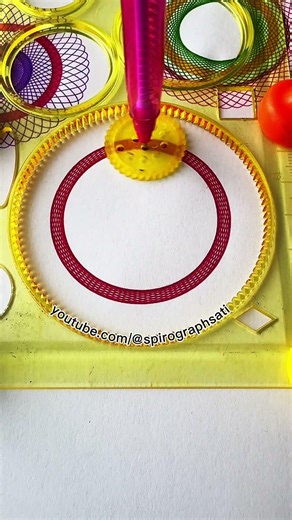 Watch This Reverse Perfectly 🌀 #spirograph #shorts