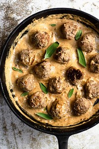 Frikadeller - Danish Meatballs in a Creamy Gravt - The Foreign Fork