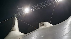 Been awake for 22 hours straight, 18 of them spent watching the bigtop in winds around 60mph. The festival is over, the crew have managed to clear out 95% of the bigtop before 5am & I’m utterly shattered, yet somehow the day is only just beginning… as though the last one never ended 🙄🤦‍♂️ | The Paulos Circus