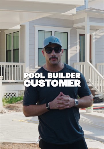 🚧 Full build, start to finish. Excavation, rebar, gunite, tile, coping, all in-house. Now we’re on to plaster prep 💪 Stay tuned for the transformation 👀 #CustomPools #PoolRemodeling #OutdoorLuxury #HoustonPools #BackyardInspo