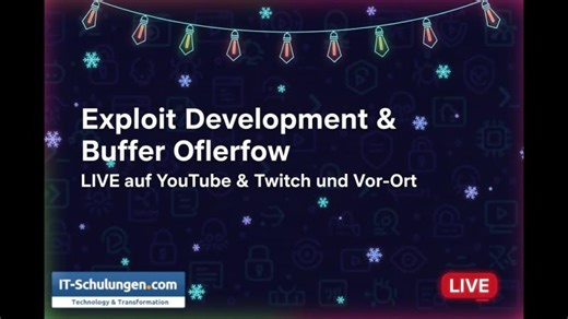 Buffer Overflows verstehen verhindern – Exploit Development Grundlagen mit Jens Gilges | Michael Deinhard