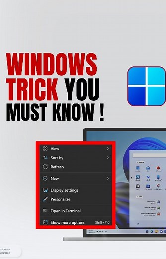 Sagar | Techie 🇮🇳 | 👉 Customize Right-click menu in Windows PC, you must try out this Windows Trick 👈 . 🔰Make sure you follow the instructions carefully to... | Instagram