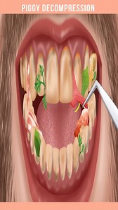 11K views · 71 reactions | Teeth care ASMR animation — calming, satisfying, and so relaxing! 瘟 #ASMR #RelaxingAnimation #SelfCare | Piggy Decompression | Facebook