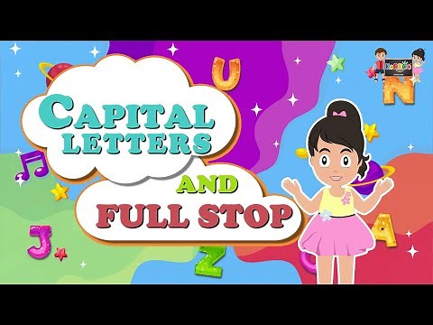 Capital Letters and full Stops|Capital Letters and full Stops for kids|KooBoo| English Kids Learning
