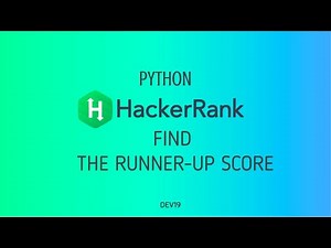 #9 : Find the Runner-Up Score | Hackerrank Python Solutions