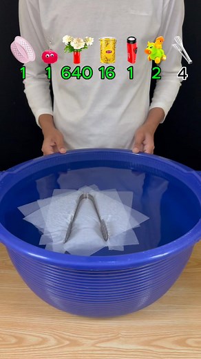 TRY TO GUESS HOW MANY TISSUE PAPER WILL FLOAT FLOWERS 🌹? #asmr #satisfying #experiment | MR Experiments