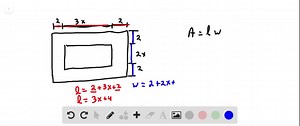 SOLVED:The diagram at the right shows the dimensions of a picture frame. The glass has a height-to-width ratio of 2 : 3. The frame adds 4 inches to the width and 4 inches to the height. Write a polynomial expression that represents the total area of the picture, including the frame. (DIAGRAM CANT COPY)