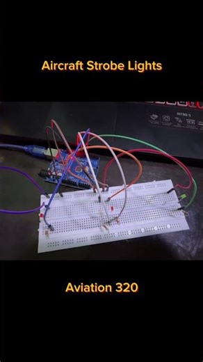 Aircraft Navigation Lights DIY🛩️ #aviationlovers #aircraftsystems #trending #trendingshorts