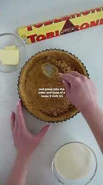 No-Bake Toblerone Tart Recipe 😋🤤