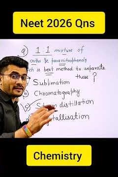 Methods of separation of organic compounds? #chemistryforneet #education