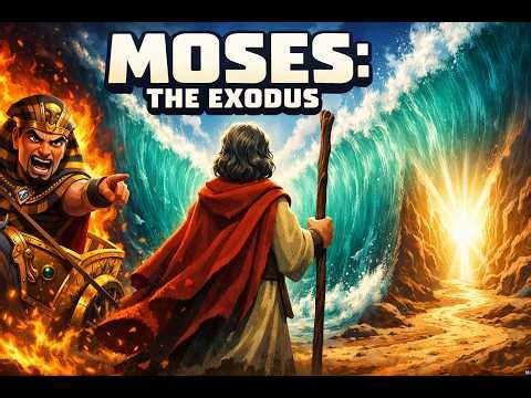 MOSES: The Exodus & The Parting of the Red Sea (Full Story | 4K Pixar Style)