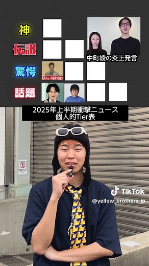 【ランキング】2025年上半期の衝撃ニュース格付け #tier #ニュース #格付け