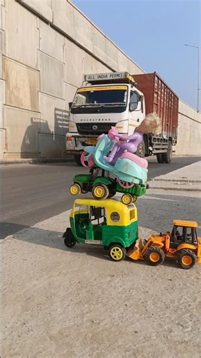 🔔 mini Remote Control JCB VS Dumper Truck unboxing testing Review 😱|| #jcb