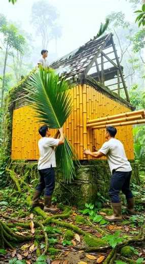 Jungle living final transformation| Nature build timelapse