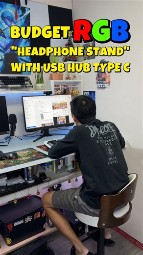 11K views · 105 reactions | budget headphone stand RGB na at aluminum material https://s.shopee.ph/8V1aji01Yj #rgbheadphones #affiliate #onikumaheadphone #unboxing #ExpansionHub #headphonestand #rgbstand | Tekbimbo | Facebook