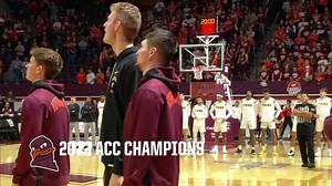 10K views · 711 reactions | Virginia Tech Men’s Basketball added its 2022 ACC Championship banner to the rafters of Cassell tonight! | Virginia Tech Athletics | Facebook
