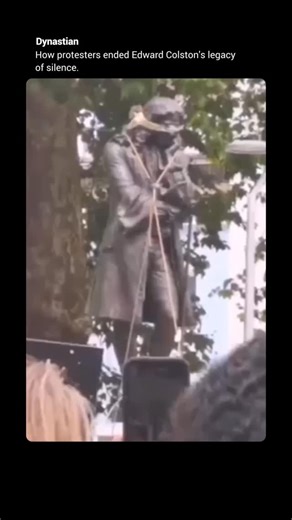 Dynastian on Instagram: "For generations, Edward Colston was honored in Bristol as a generous philanthropist — his name etched into buildings, schools, and a statue standing proudly in the city center. But behind that reputation was a darker reality. Colston made his fortune through the transatlantic slave trade, helping traffic tens of thousands of African men, women, and children into brutality, forced labor, and death. As public awareness grew, the statue became a symbol of unresolved history