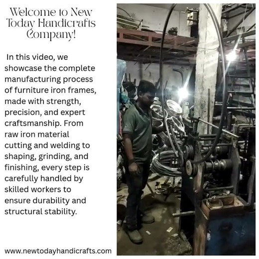 Manufacturing of Furniture Iron Frame Made by New Today Handicrafts Company