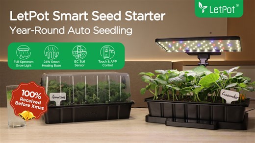 LetPot Seed Starter Kit SS-Pro: Year-Round Auto Seedling