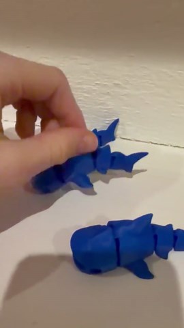 3 Fidget Sharks Mechanical 3d Printed - Etsy