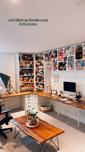 Craft Room Makeover: Designing a Yarn Haven in My Basement