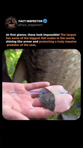 Biggest Fish Scales Ever Seen!