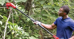 Use CRAFTSMAN's cordless electric pole saw to trim your trees as spring arrives at $129 in New Green Deals
