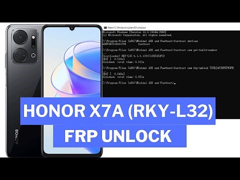 HONOR X7A (RKY-L32) FRP UNLOCK