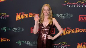 Riki Lindhome on the red carpet at the Los Angeles premiere screening of "The Napa Boys"
